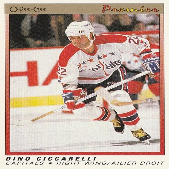 Dino Ciccarelli NHL Hockey Card Collection - 7 Capitals NHL Hockey Cards - Picture 2 of 8